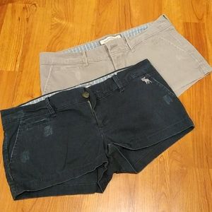 2 A&F shorts